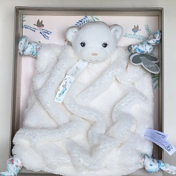 Kaloo Brand New Ivory Bear  Doudou /Lovey/Security blanket for  Baby 0+ - Picture 5 of 10